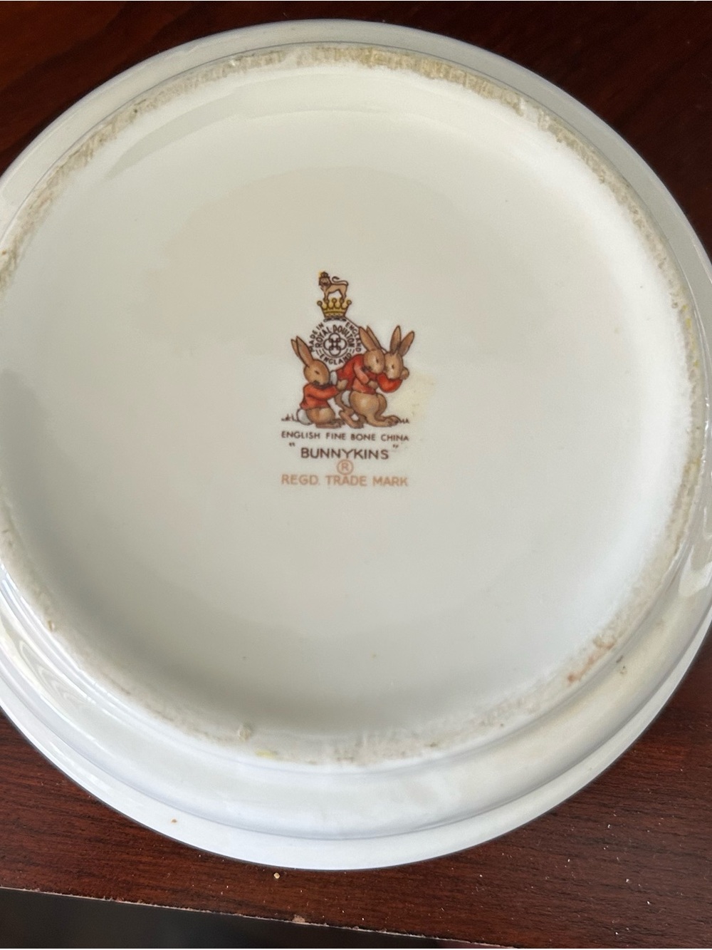 Royal Doulton Children's Bunny Parade Plate - White with Multicolor Accents - Picture 14 of 16